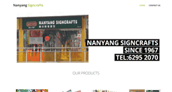 Desktop Screenshot of nanyangsigncrafts.com