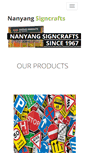 Mobile Screenshot of nanyangsigncrafts.com